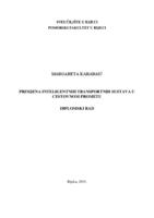 Primjena inteligentnih transportnih sustava u cestovnom prometu