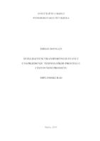 Inteligentni transportni sustavi u unapređenju tehnoloških procesa u cestovnom prometu