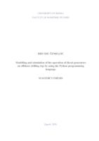 Modelling and simulation of the operation of diesel generators on offshore drilling rigs by using the Python programming language