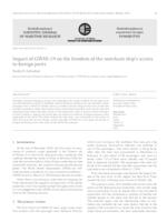 Impact of COVID-19 on the freedom of the merchant ship’s access to foreign ports