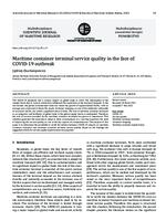 Maritime container terminal service quality in the face of COVID-19 outbreak