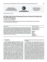 2D Ship-Like Section Slamming Pressure Numerical Analysis by Conformal Mapping