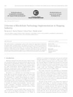 A Review of Blockchain Technology Implementation in Shipping Industry
