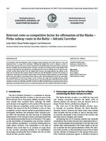 External costs as competitive factor for affirmation of the Rijeka – Pivka railway route in the Baltic – Adriatic Corridor