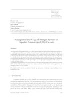 Management and Usage of Nitrogen Systems on Liquefied Natural Gas (LNG) Carriers
