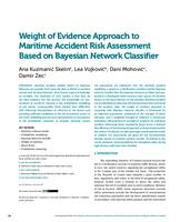 Weight of Evidence Approach to Maritime Accident Risk Assessment Based on Bayesian Network Classifier