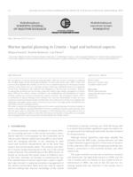 Marine spatial planning in Croatia – legal and technical aspects