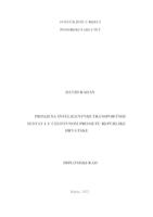 Primjena inteligentnih transportnih sustava u cestovnom prometu Republike Hrvatske