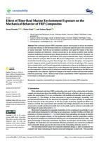 Effect of Time-Real Marine Environment Exposure on the Mechanical Behavior of FRP Composites