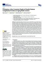 Evaluation of the Corrosion Depth of Double Bottom Longitudinal Girder on Aging Bulk Carriers