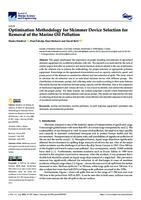 Optimisation Methodology for Skimmer Device Selection for Removal of the Marine Oil Pollution