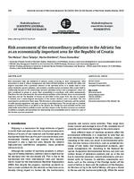 Risk assessment of the extraordinary pollution in the Adriatic Sea as an economically important area for the Republic of Croatia