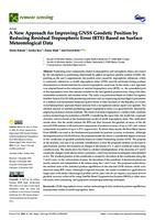 A New Approach for Improving GNSS Geodetic Position by Reducing Residual Tropospheric Error (RTE) Based on Surface Meteorological Data