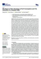 The Impact of Slow Steaming on Fuel Consumption and CO2 Emissions of a Container Ship