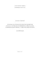 Integacija inteligentnih transportnih sustava u funkciji unapređenja upravljanja parkirnim prostorima u urbanim okruženjima