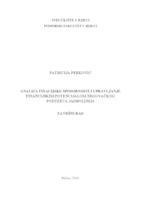 Analiza financijske sposobnosti i upravljanje financijskim potencijalom trgovačkog poduzeća Jadrolinija