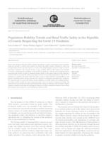 Population Mobility Trends and Road Traffic Safety in the Republic of Croatia Respecting the Covid-19 Pandemic