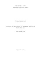 Logističke aktivnosti na primjeru poduzeća Podravka d.d.