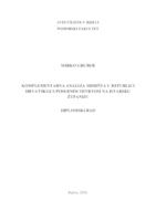 prikaz prve stranice dokumenta Komplementarna analiza sidrišta u Republici Hrvatskoj s posebnim osvrtom na Istarsku županiju
