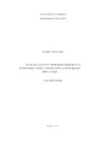 prikaz prve stranice dokumenta Analiza stanja morskog ribarstva Europske unije s osvrtom na Republiku Hrvatsku
