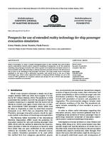 prikaz prve stranice dokumenta Prospects for use of extended reality technology for ship passenger evacuation simulation