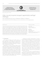 prikaz prve stranice dokumenta Cyber security in marine transport: opportunities and legal challenges
