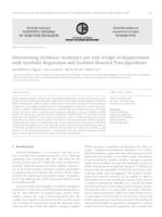 prikaz prve stranice dokumenta Determining residuary resistance per unit weight of displacement with Symbolic Regression and Gradient Boosted Tree algorithms