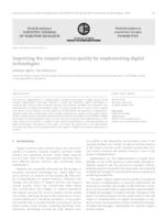 prikaz prve stranice dokumenta Improving the seaport service quality by implementing digital technologies