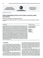 prikaz prve stranice dokumenta Global shipbuilding activities in the modern maritime market environment