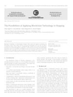 prikaz prve stranice dokumenta The Possibilities of Applying Blockchain Technology in Shipping