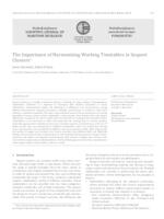 prikaz prve stranice dokumenta The Importance of Harmonizing Working Timetables in Seaport Clusters