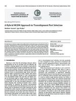 prikaz prve stranice dokumenta A Hybrid MCDM Approach to Transshipment Port Selection