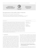 prikaz prve stranice dokumenta Reorganization of the public utility companies