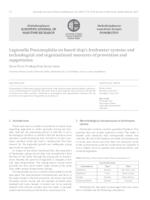 prikaz prve stranice dokumenta Legionella Pneumophilia on board ship’s freshwater systems and technological and organizational measures of prevention and suppression