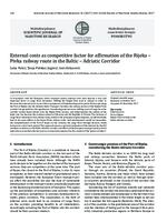 prikaz prve stranice dokumenta External costs as competitive factor for affirmation of the Rijeka – Pivka railway route in the Baltic – Adriatic Corridor