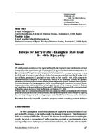 prikaz prve stranice dokumenta Forecast for Lorry Traffic – Example of State Road D – 404 in Rijeka City
