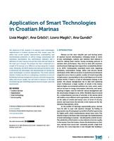 prikaz prve stranice dokumenta Application of Smart Technologies in Croatian Marinas