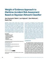 prikaz prve stranice dokumenta Weight of Evidence Approach to Maritime Accident Risk Assessment Based on Bayesian Network Classifier