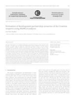 prikaz prve stranice dokumenta Evaluation of development partnership scenarios of the Croatian seaports using MAMCA analysis