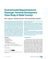 prikaz prve stranice dokumenta Environmental Requirements for Passenger Terminal Development (Case Study of Zadar County)