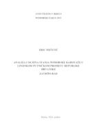 prikaz prve stranice dokumenta Analiza i ocjena stanja pomorske kabotaže u linijskom putničkom prometu Republike Hrvatske
