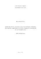 prikaz prve stranice dokumenta Komparativna analiza luka nautičkog turizma sjevernog, srednjeg i južnog Jadrana s osvrtom na ACI marine d.d.