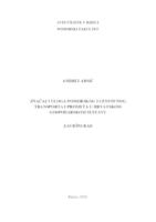 prikaz prve stranice dokumenta Značaj i uloga pomorskog i cestovnog transporta i prometa u hrvatskom gospodarskom sustavu