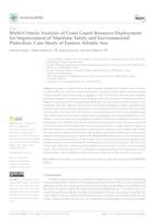 prikaz prve stranice dokumenta Multi-Criteria Analysis of Coast Guard Resource Deployment for Improvement of Maritime Safety and Environmental Protection: Case Study of Eastern Adriatic Sea