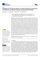 prikaz prve stranice dokumenta Emphasis on Occupancy Rates in Carbon Emission Comparison for Maritime and Road Passenger Transportation Modes